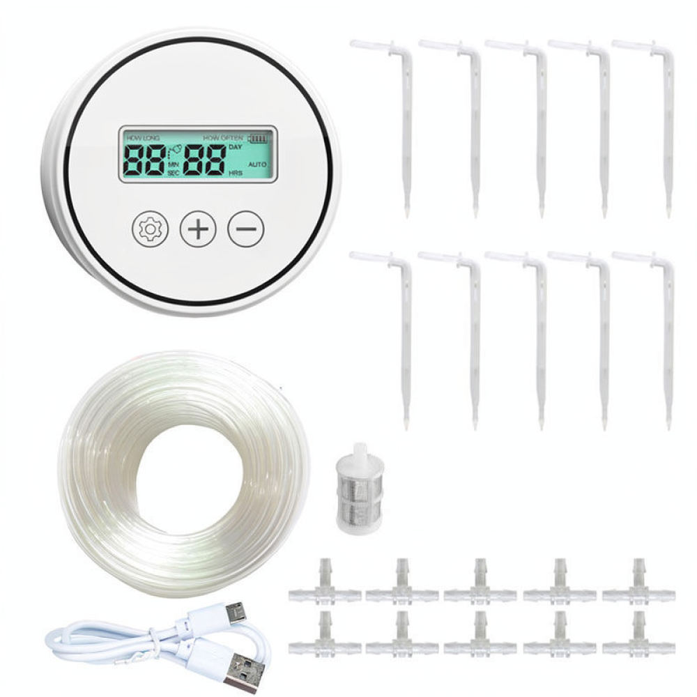 Indoor Garden Kit - Système d'irrigation automatique par goutte-à-goutte, minuterie