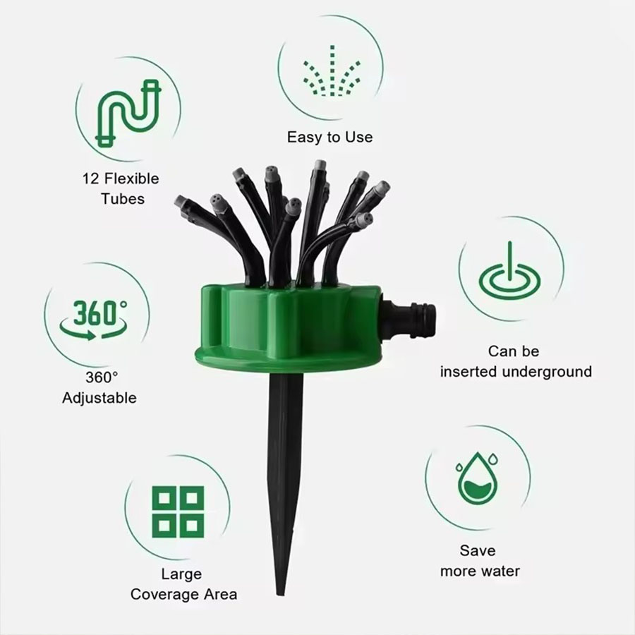360 °   Arroseur de jardin rot - Automatic Watering avis et prix