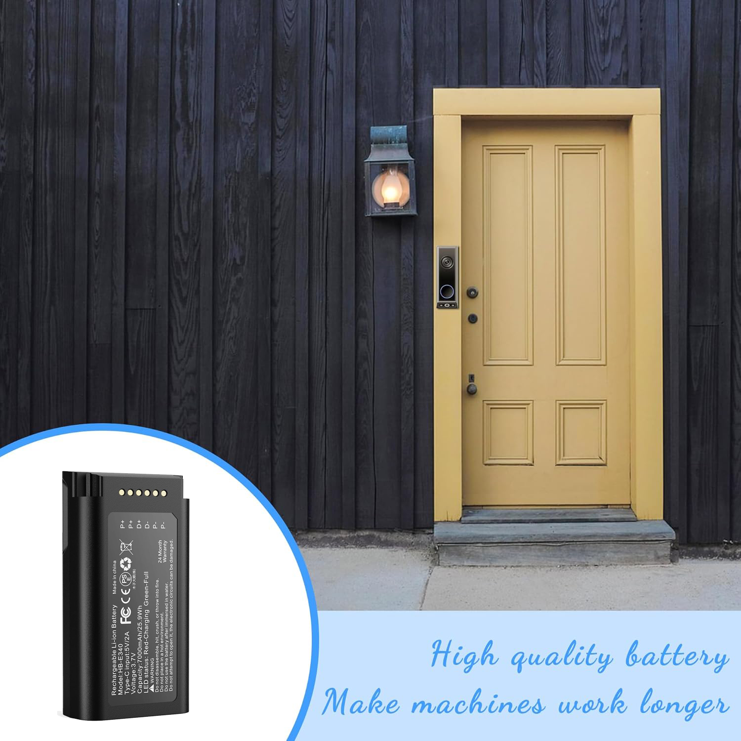 Batterie au Lithium Rechargeab - Eufy Camera S340 avis et prix